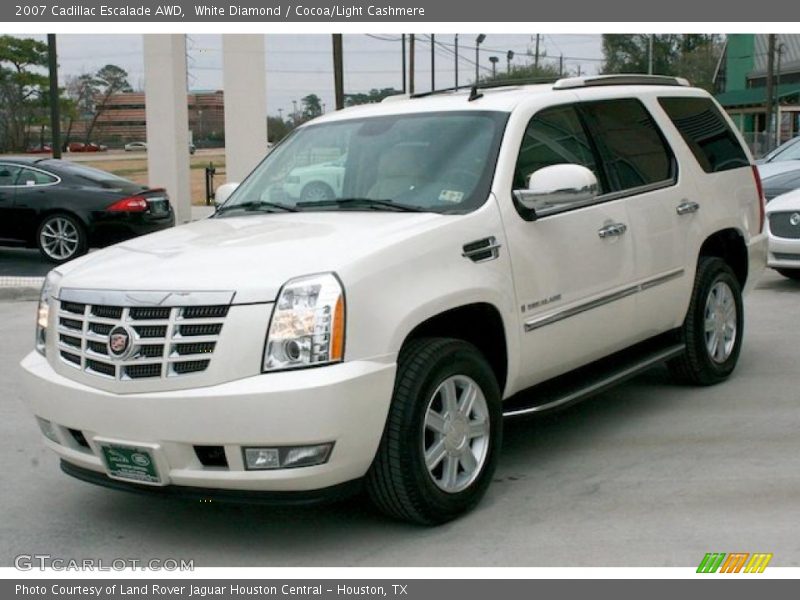 White Diamond / Cocoa/Light Cashmere 2007 Cadillac Escalade AWD