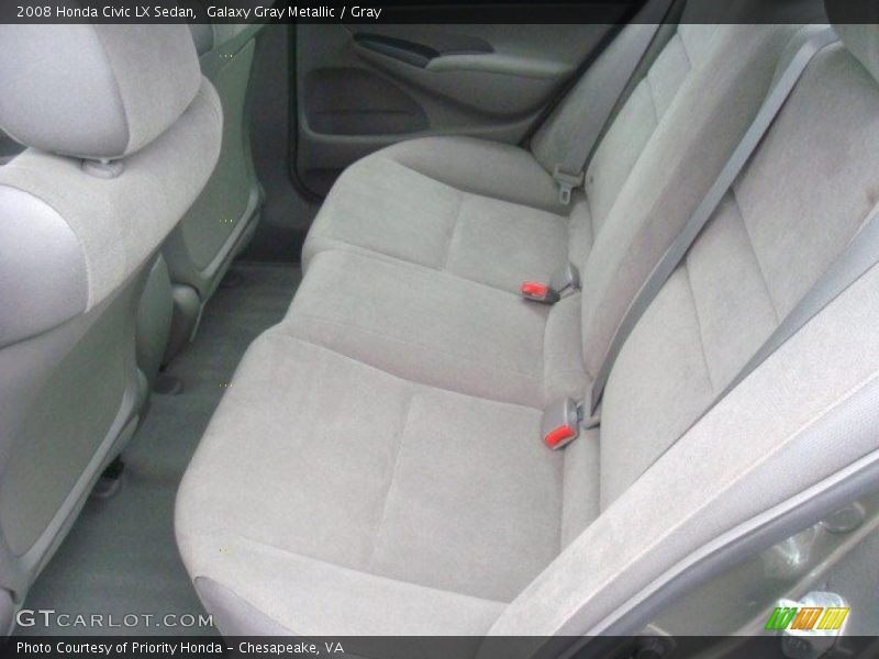 Galaxy Gray Metallic / Gray 2008 Honda Civic LX Sedan
