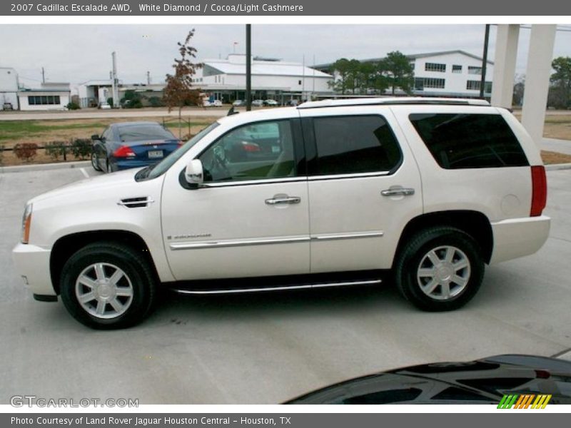 White Diamond / Cocoa/Light Cashmere 2007 Cadillac Escalade AWD