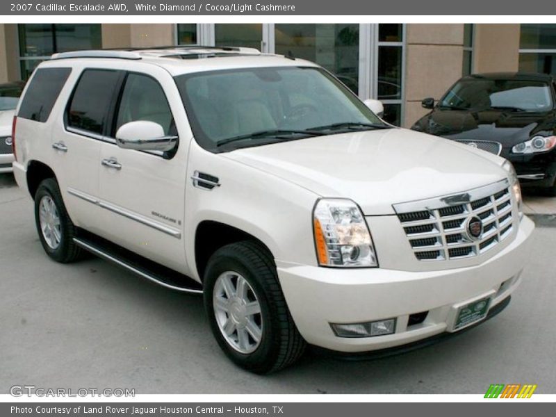 White Diamond / Cocoa/Light Cashmere 2007 Cadillac Escalade AWD