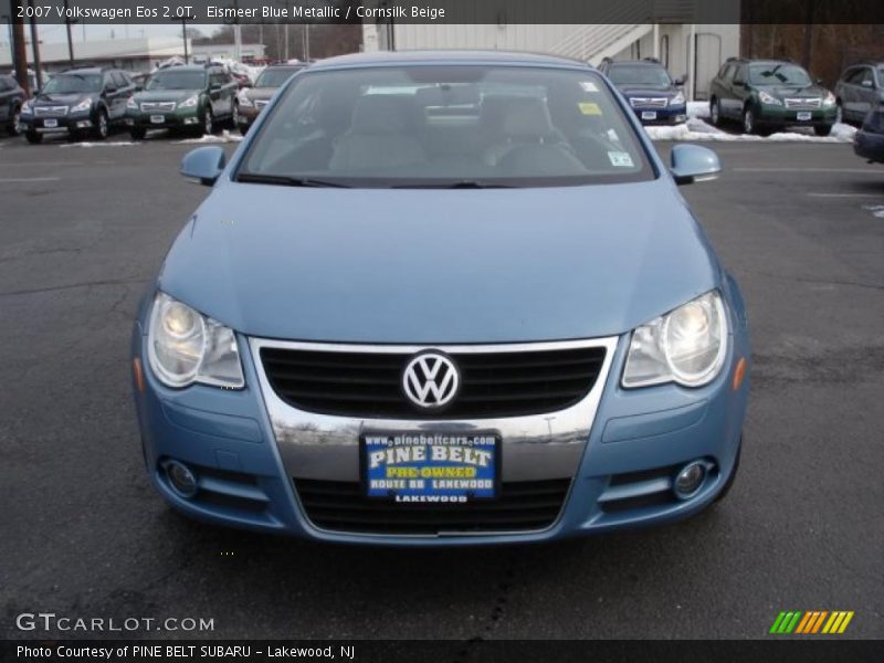 Eismeer Blue Metallic / Cornsilk Beige 2007 Volkswagen Eos 2.0T