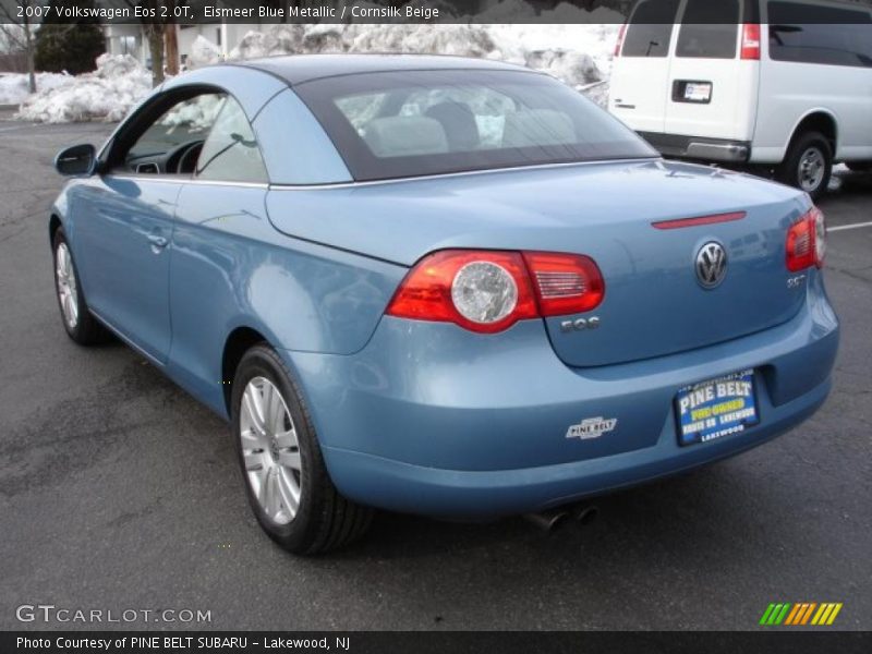 Eismeer Blue Metallic / Cornsilk Beige 2007 Volkswagen Eos 2.0T