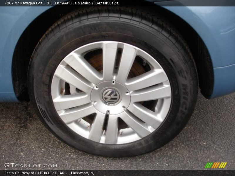 Eismeer Blue Metallic / Cornsilk Beige 2007 Volkswagen Eos 2.0T