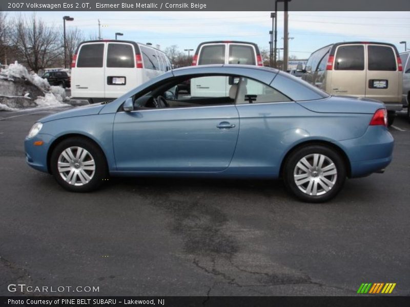 Eismeer Blue Metallic / Cornsilk Beige 2007 Volkswagen Eos 2.0T