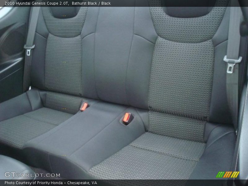  2010 Genesis Coupe 2.0T Black Interior