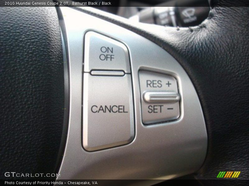 Controls of 2010 Genesis Coupe 2.0T
