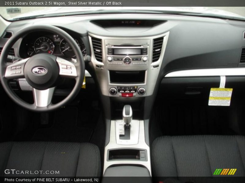 Dashboard of 2011 Outback 2.5i Wagon