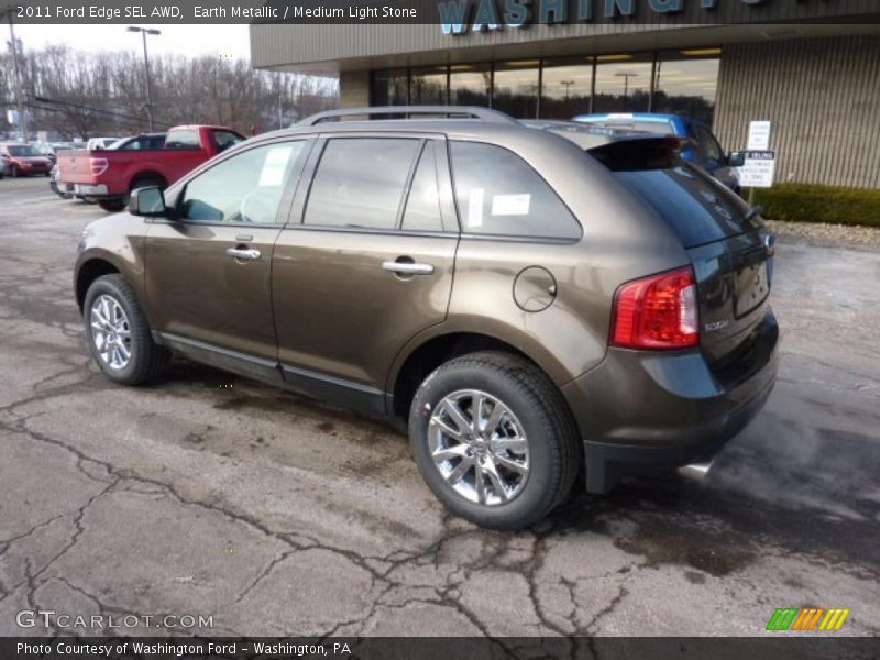 Earth Metallic / Medium Light Stone 2011 Ford Edge SEL AWD