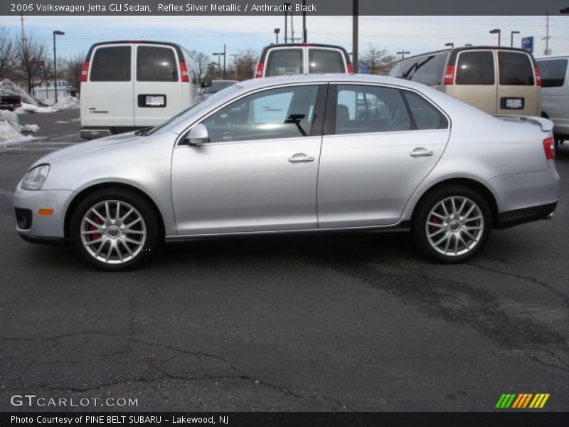 Reflex Silver Metallic / Anthracite Black 2006 Volkswagen Jetta GLI Sedan