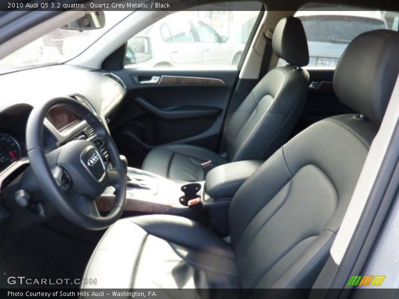 Quartz Grey Metallic / Black 2010 Audi Q5 3.2 quattro