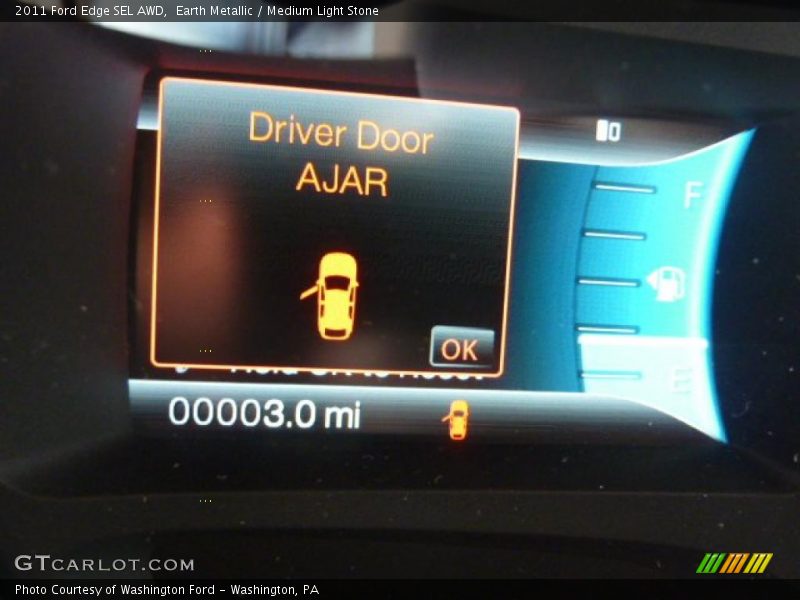 Earth Metallic / Medium Light Stone 2011 Ford Edge SEL AWD