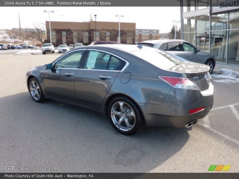 Polished Metal Metallic / Ebony 2009 Acura TL 3.7 SH-AWD