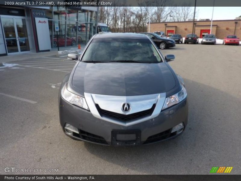 Polished Metal Metallic / Ebony 2009 Acura TL 3.7 SH-AWD