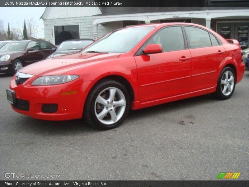 Volcanic Red / Gray 2008 Mazda MAZDA6 i Touring Hatchback
