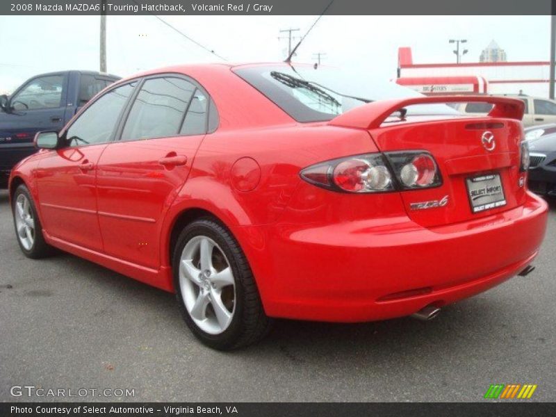 Volcanic Red / Gray 2008 Mazda MAZDA6 i Touring Hatchback