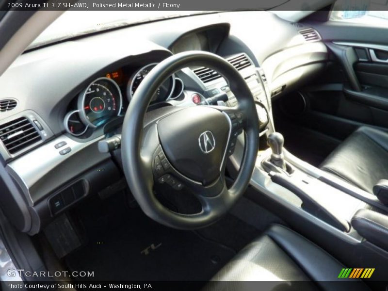 Ebony Interior - 2009 TL 3.7 SH-AWD 