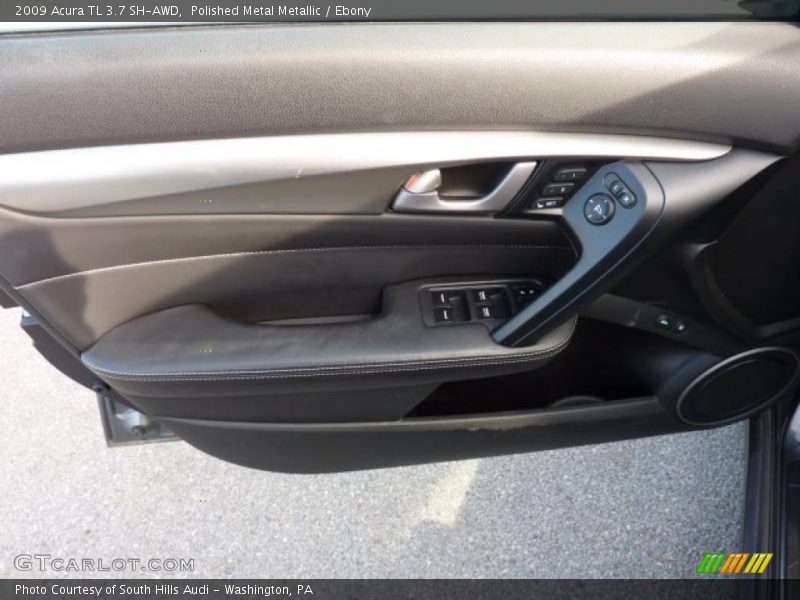 Polished Metal Metallic / Ebony 2009 Acura TL 3.7 SH-AWD