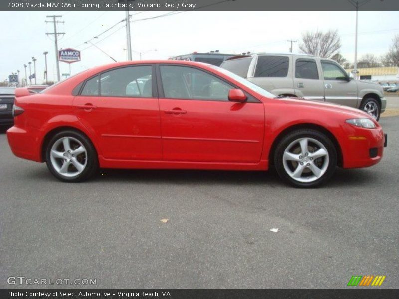 Volcanic Red / Gray 2008 Mazda MAZDA6 i Touring Hatchback