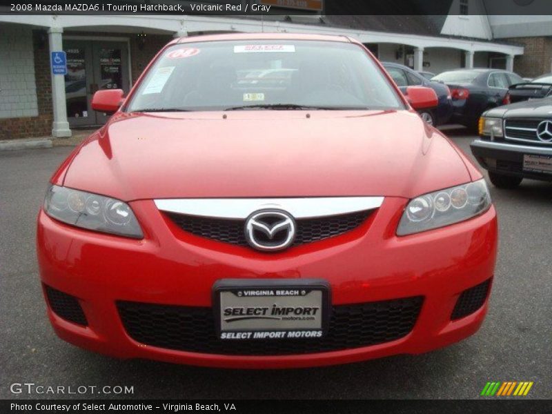 Volcanic Red / Gray 2008 Mazda MAZDA6 i Touring Hatchback