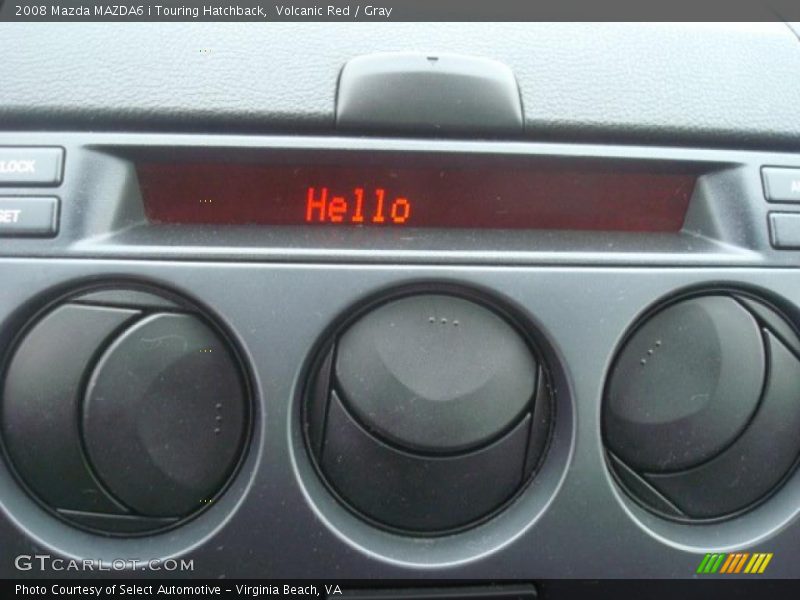 Volcanic Red / Gray 2008 Mazda MAZDA6 i Touring Hatchback