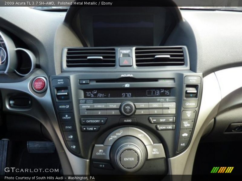 Controls of 2009 TL 3.7 SH-AWD