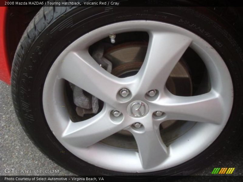 Volcanic Red / Gray 2008 Mazda MAZDA6 i Touring Hatchback