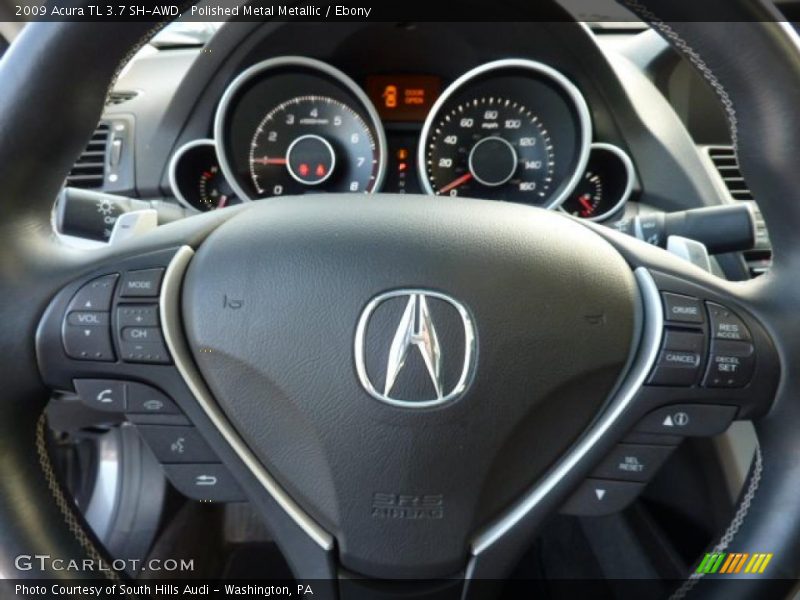 Controls of 2009 TL 3.7 SH-AWD