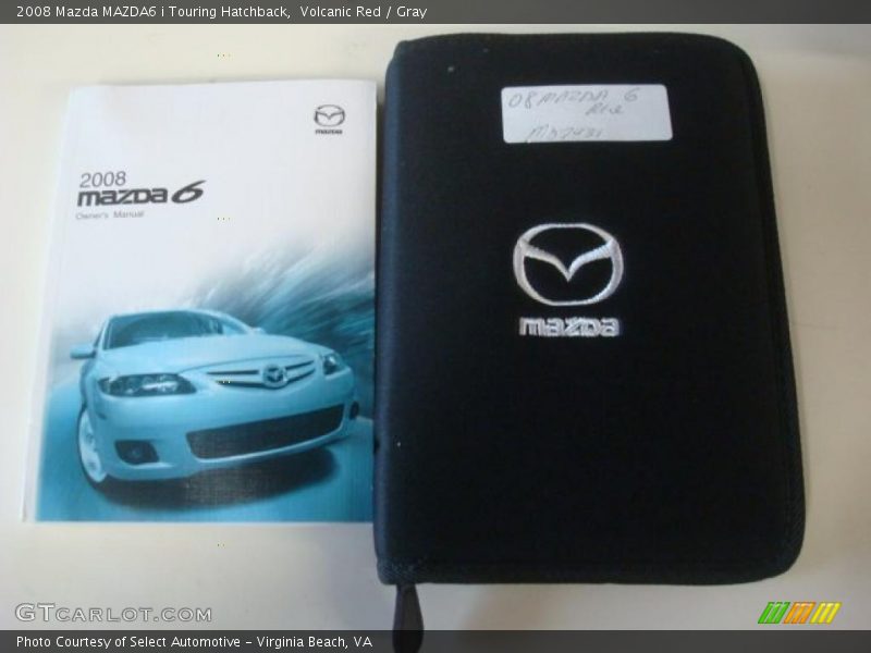Volcanic Red / Gray 2008 Mazda MAZDA6 i Touring Hatchback