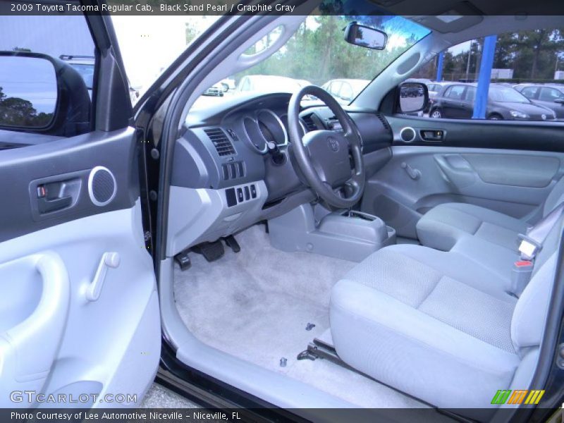  2009 Tacoma Regular Cab Graphite Gray Interior