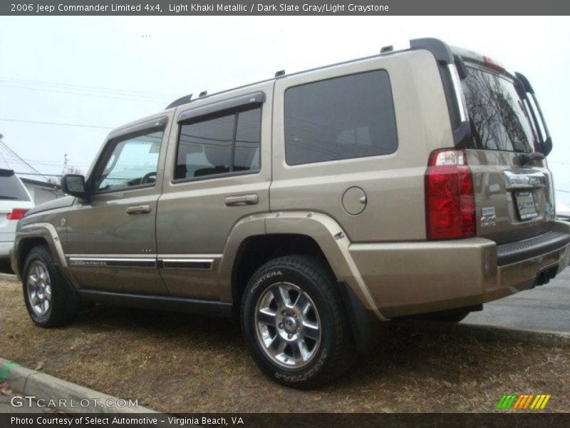 Light Khaki Metallic / Dark Slate Gray/Light Graystone 2006 Jeep Commander Limited 4x4