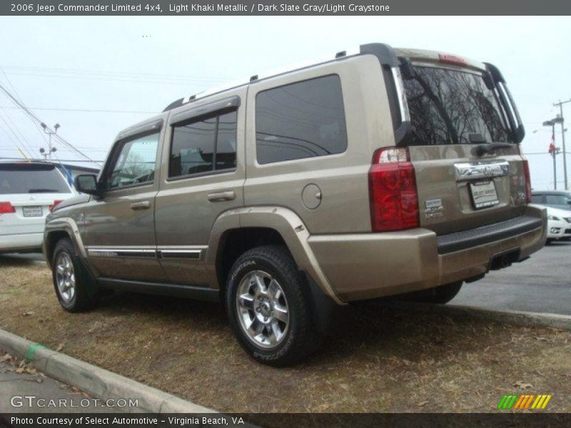 Light Khaki Metallic / Dark Slate Gray/Light Graystone 2006 Jeep Commander Limited 4x4