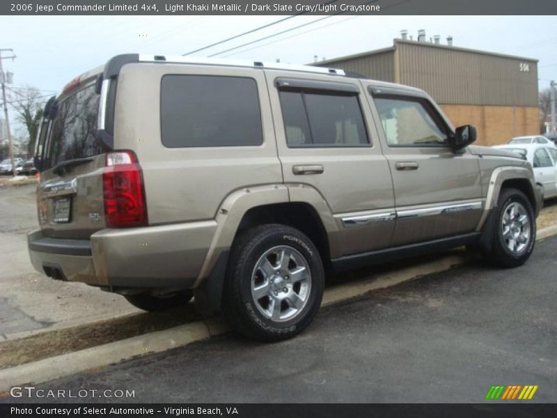Light Khaki Metallic / Dark Slate Gray/Light Graystone 2006 Jeep Commander Limited 4x4