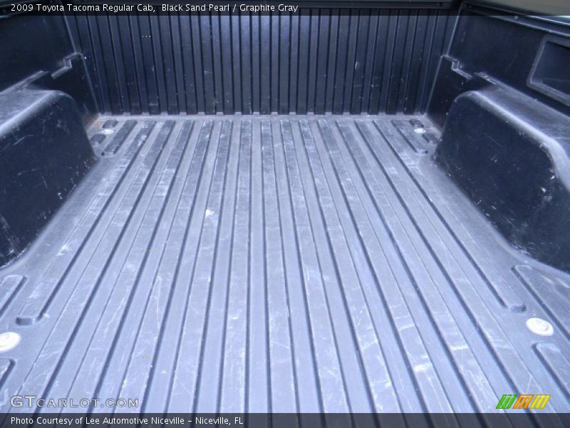 Black Sand Pearl / Graphite Gray 2009 Toyota Tacoma Regular Cab