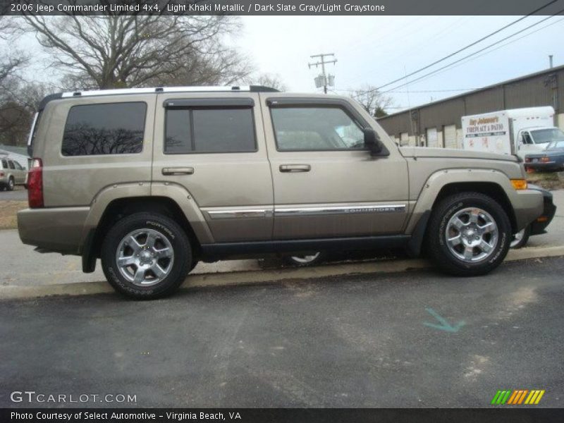 Light Khaki Metallic / Dark Slate Gray/Light Graystone 2006 Jeep Commander Limited 4x4