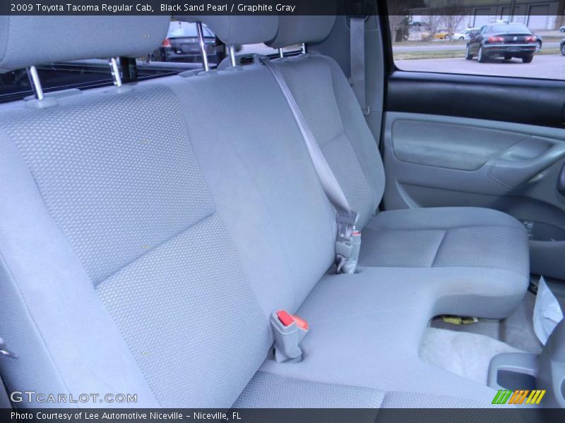 Black Sand Pearl / Graphite Gray 2009 Toyota Tacoma Regular Cab