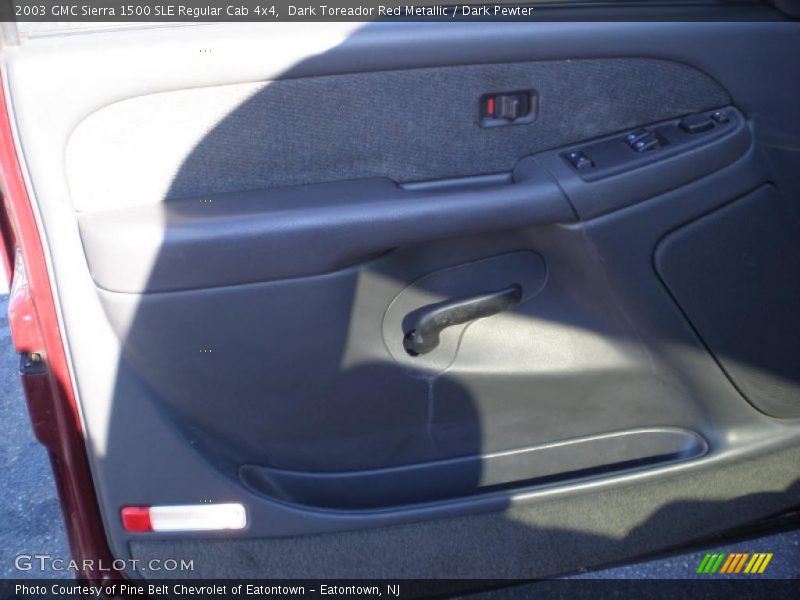 Dark Toreador Red Metallic / Dark Pewter 2003 GMC Sierra 1500 SLE Regular Cab 4x4