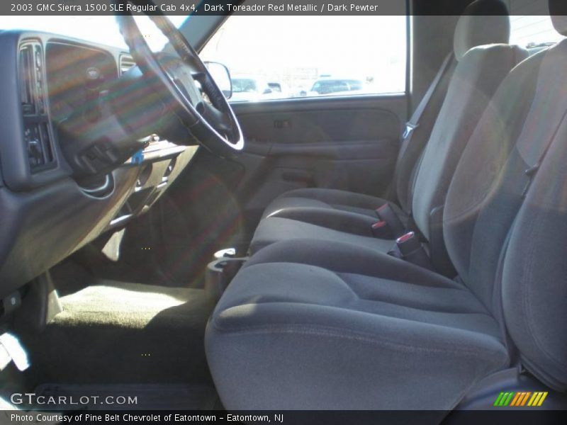Dark Toreador Red Metallic / Dark Pewter 2003 GMC Sierra 1500 SLE Regular Cab 4x4