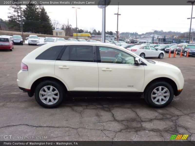 Creme Brulee Metallic / Medium Camel 2007 Lincoln MKX AWD