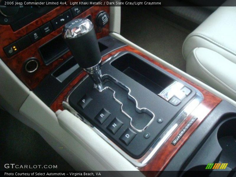 Light Khaki Metallic / Dark Slate Gray/Light Graystone 2006 Jeep Commander Limited 4x4