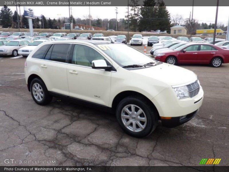 Creme Brulee Metallic / Medium Camel 2007 Lincoln MKX AWD