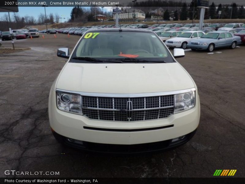 Creme Brulee Metallic / Medium Camel 2007 Lincoln MKX AWD