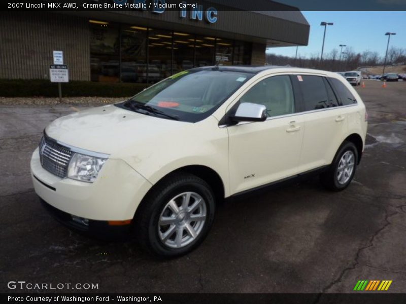 Creme Brulee Metallic / Medium Camel 2007 Lincoln MKX AWD