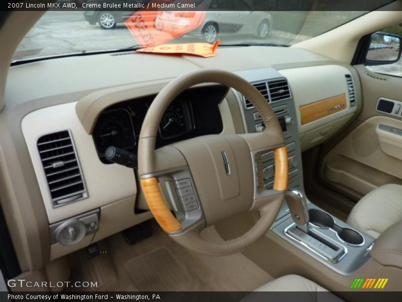 Creme Brulee Metallic / Medium Camel 2007 Lincoln MKX AWD