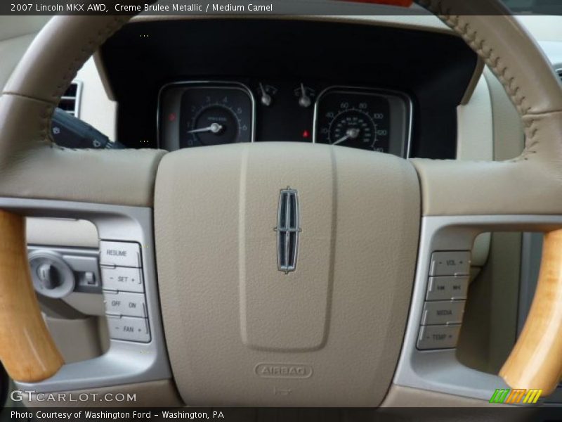 Creme Brulee Metallic / Medium Camel 2007 Lincoln MKX AWD