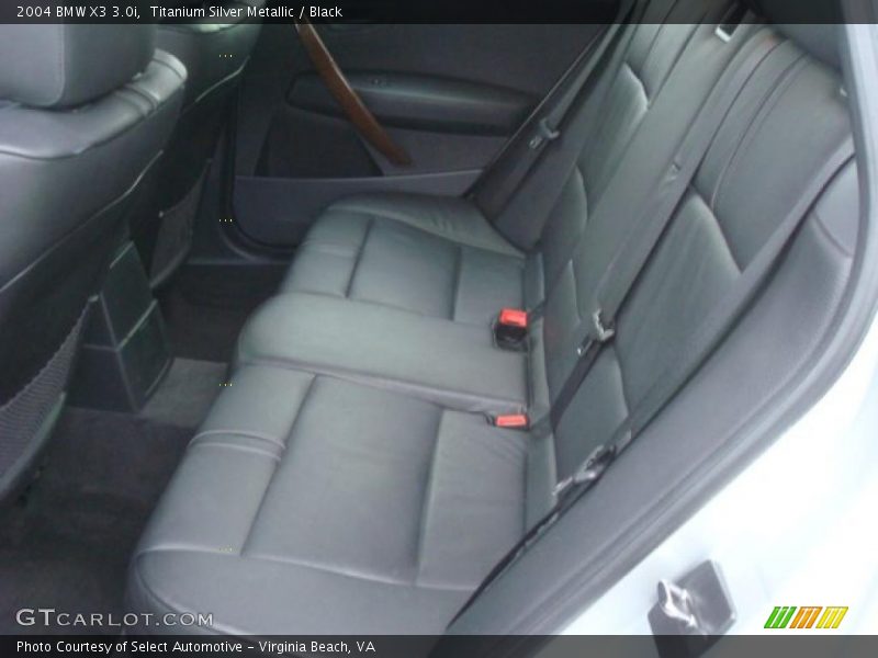 Titanium Silver Metallic / Black 2004 BMW X3 3.0i