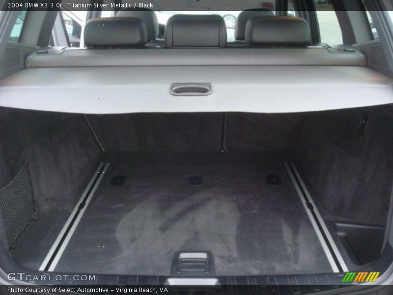 Titanium Silver Metallic / Black 2004 BMW X3 3.0i