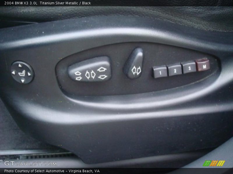 Titanium Silver Metallic / Black 2004 BMW X3 3.0i