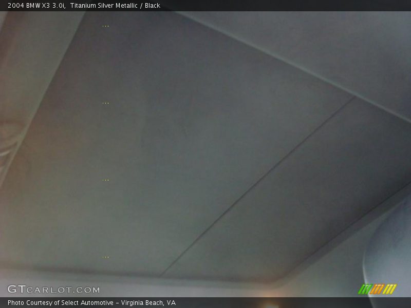 Titanium Silver Metallic / Black 2004 BMW X3 3.0i