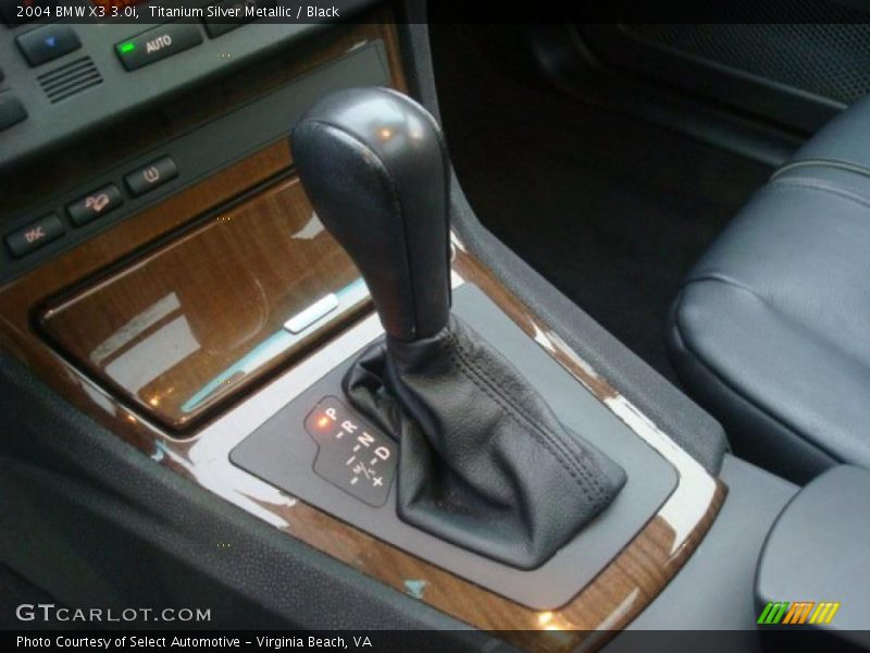 Titanium Silver Metallic / Black 2004 BMW X3 3.0i