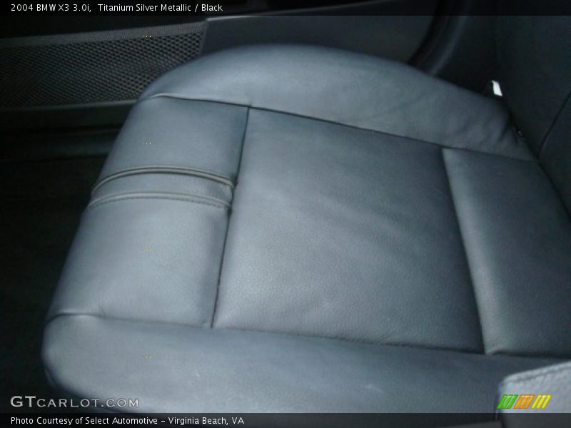 Titanium Silver Metallic / Black 2004 BMW X3 3.0i